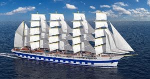 Neues größtes Segelschiff der Welt über OceanEvent zur Charter