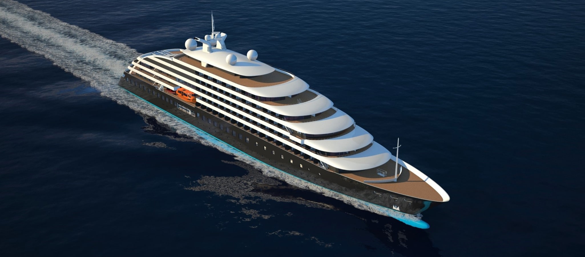 Among the cruise ships for up to 400 passengers, the premium yachts are among the most cutting-edge. Furnished by top designers, they are state of the art in terms of ecology as well. Restaurants, bars, panoramic lounges, outdoor pools and opulent spas – your guests will delight in the cruise with all their senses.