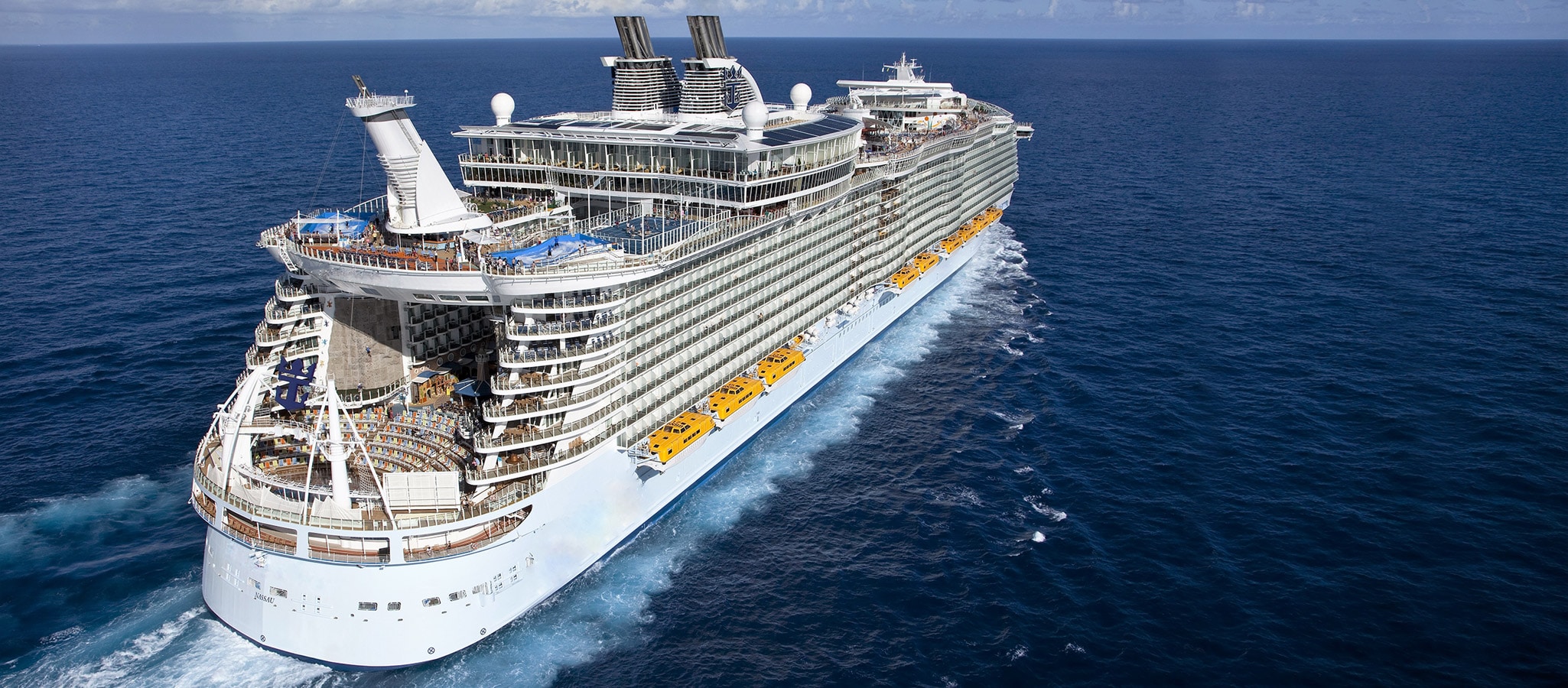 Superlatives everywhere on board these floating all-in-one locations – especially in terms of the entertainment.