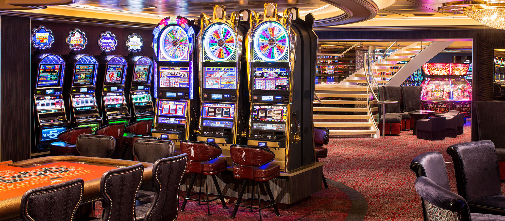 Natürlich bieten die All-in-Schiffe auch riesige Casinos - Themenabende lassen sich hier hervorragend umsetzen.