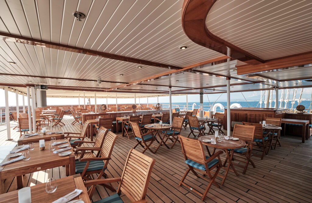 Sea Cloud Sea Spirit Lido Deck