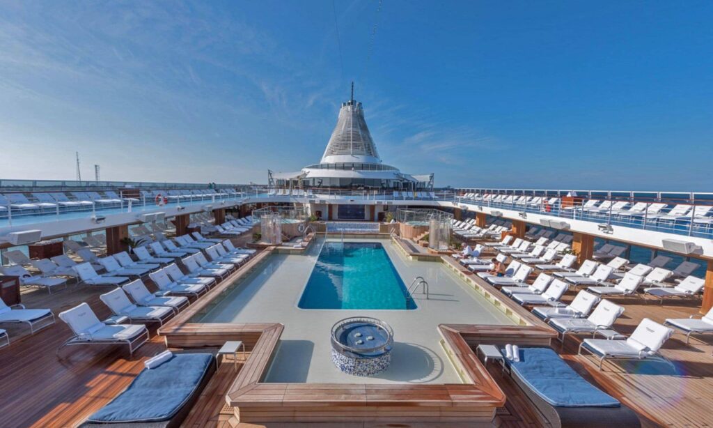 Eventlocation für Firmenevents bis 700pax - Schiff für Vollcharter bei OceanEvent - Pool Deck