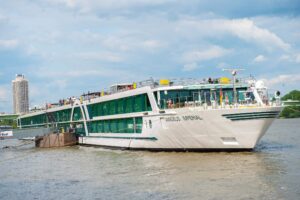 River cruise ship for exclusive charter with OceanEvent