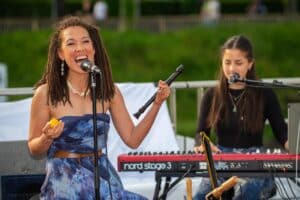 Musicians of the band 'Me & the Heat' on the exclusively chartered river cruise ship Amadeus Imperial