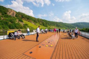 Lido Deck auf das exklusiv gecharterte Flusskreuzfahrtschiff Amadeus Imperial