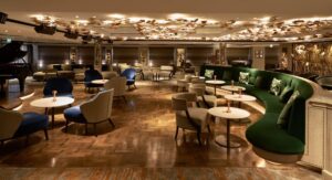 Charter a Riverboat on the Danube with OceanEvent - Main Lounge