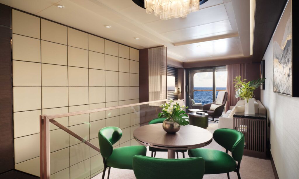 Ritz Carlton Yacht EVRIMA - Private Charter with OceanEvent - Mediterranean - Loft Lounge