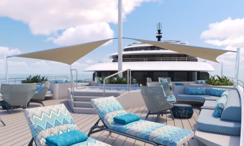 Charter Emerald Kaia for up to 128 guests | Exclusively with OceanEvent