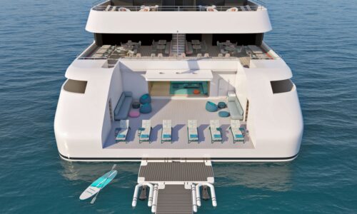 Charter Emerald Kaia for up to 128 guests | Exclusively with OceanEvent