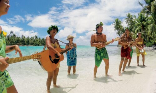 EVRIMA Yacht Charter in French Polynesia with up to 300 Guests - at OceanEvent