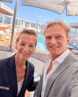 Four Seasons I private yacht charter for landmark celebrations at sea for around 200 guests with OceanEvent
